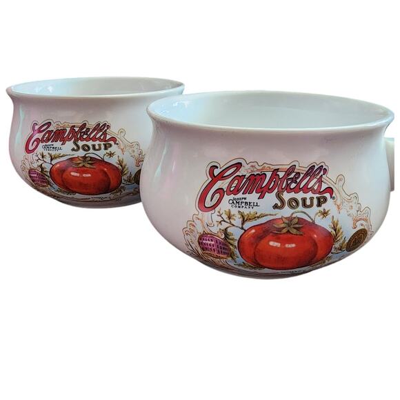 Campbell's Soup One Handle Ceramic 18oz Mug Set of 2 - Picture 6 of 9